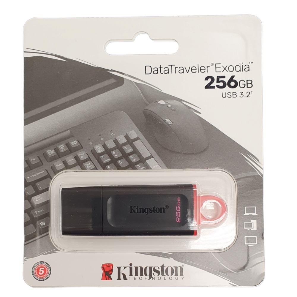 Product photo for Kingston DataTraveler Exodia 256GB USB