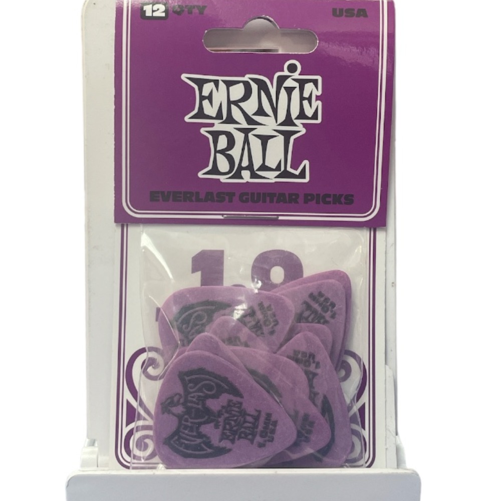 Product photo for Ernie Ball  Pack of 12 Guitar Picks - Purple