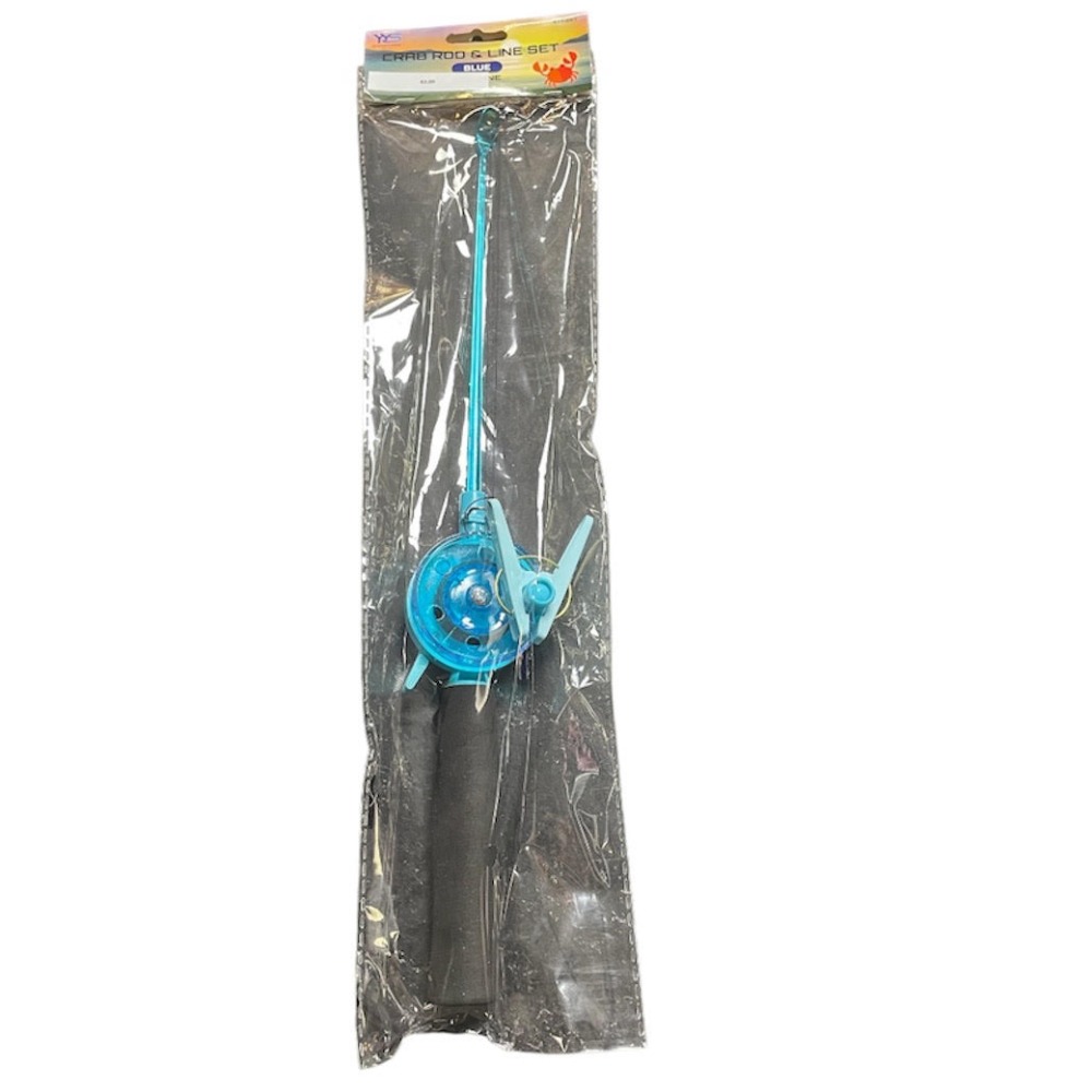 Product photo for YYS Crab Rod and line set Blue