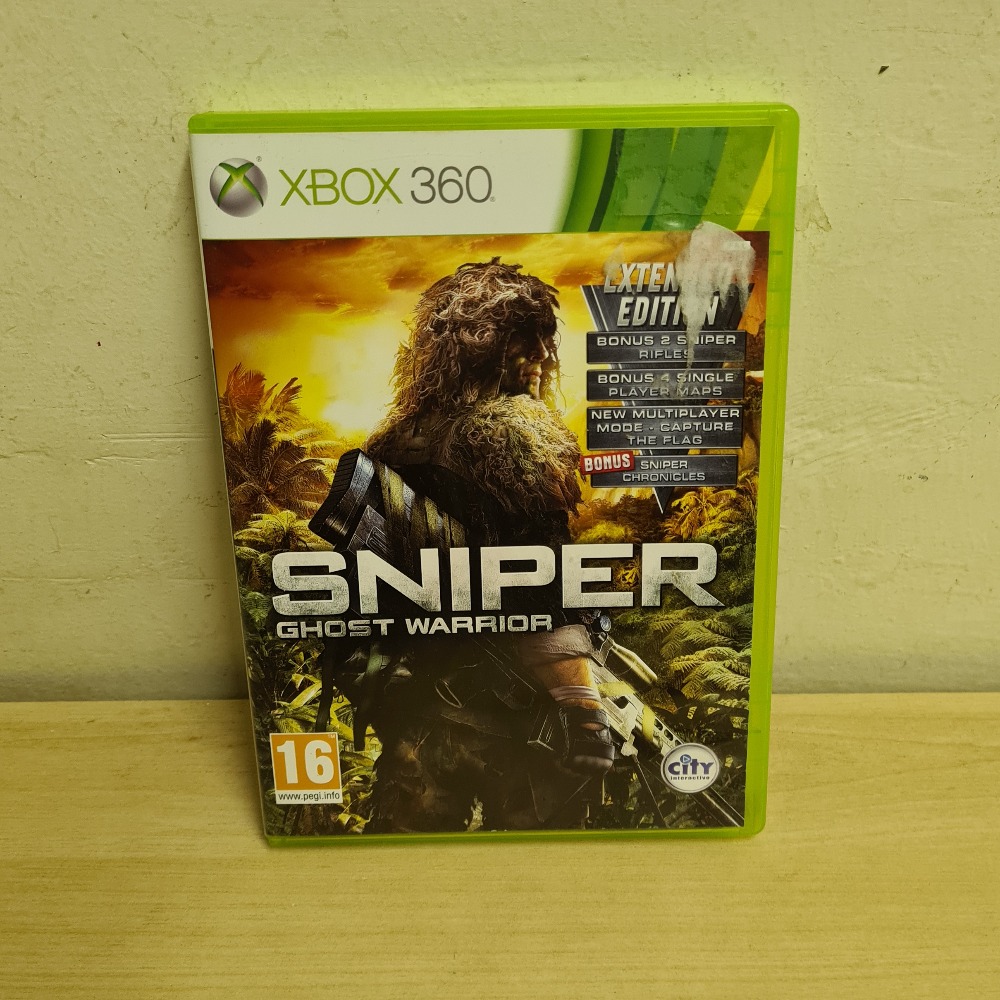 Product photo for  Microsoft Xbox 360 game Sniper Ghost Warrior Extended Edition (Xbox 360)