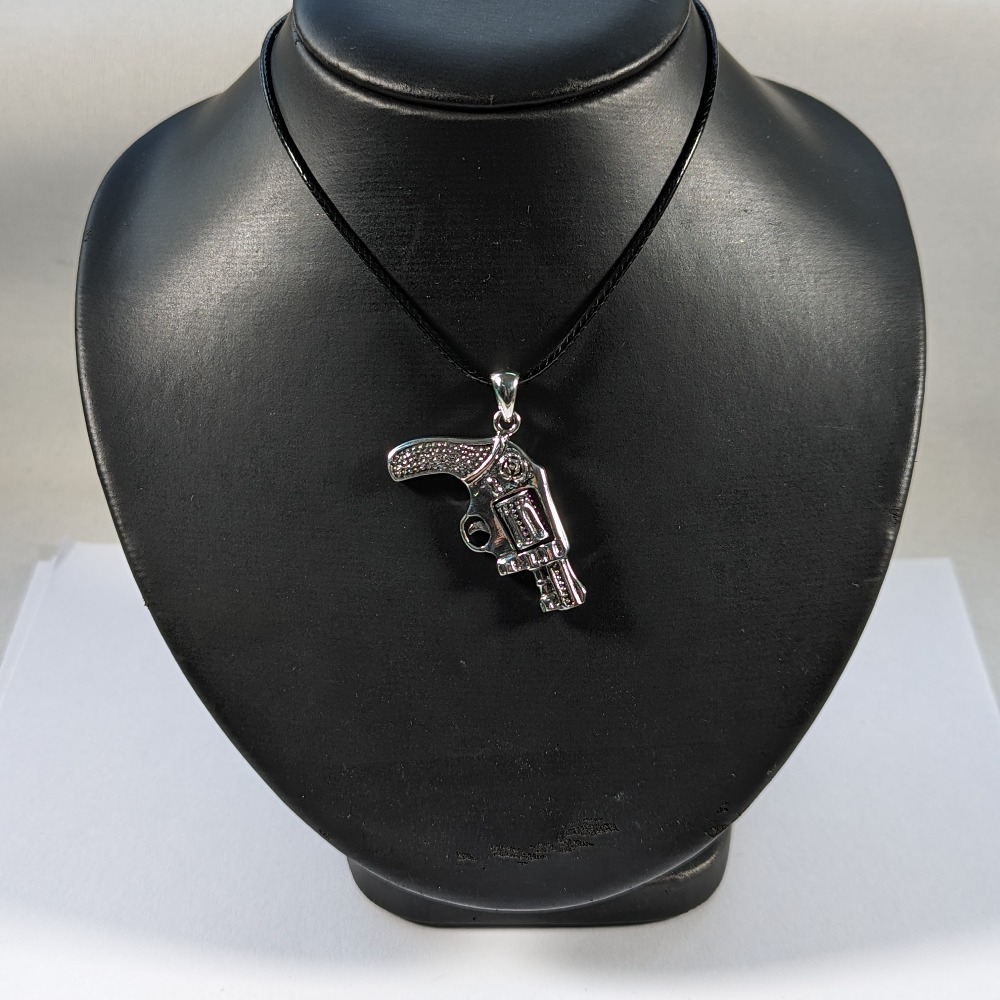 Product photo for 925 Silver Pistol Pendant *Brand New*