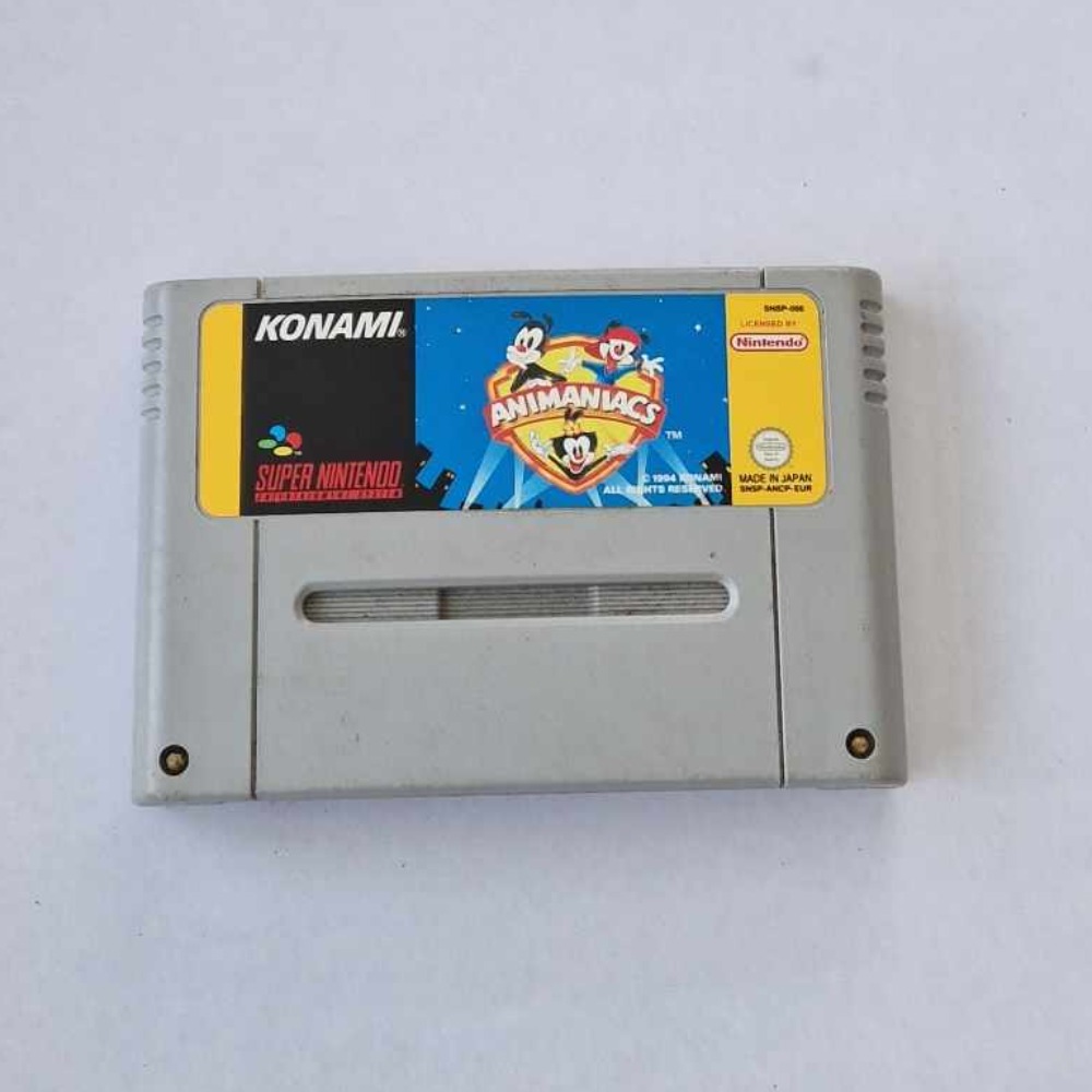Product photo for nintendo snes game Animanics -Nintendo snes game