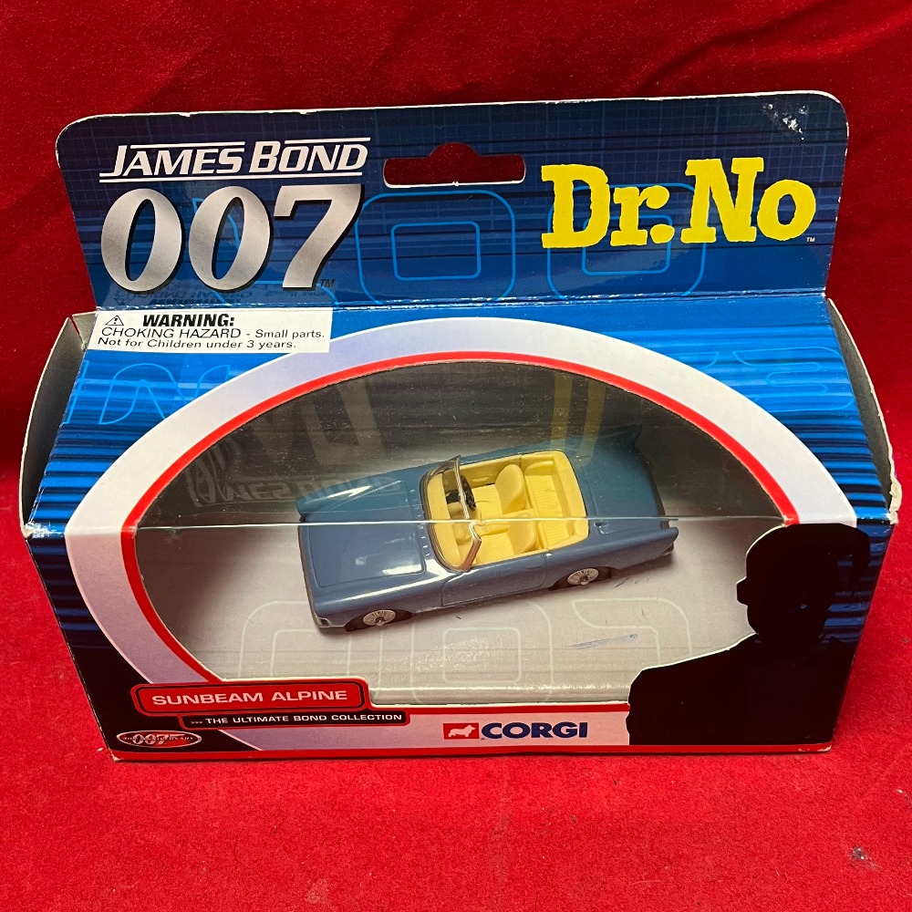 Product photo for Corgi Ultimate - James Bond 007 Sunbeam Alpine Dr. No TY02501