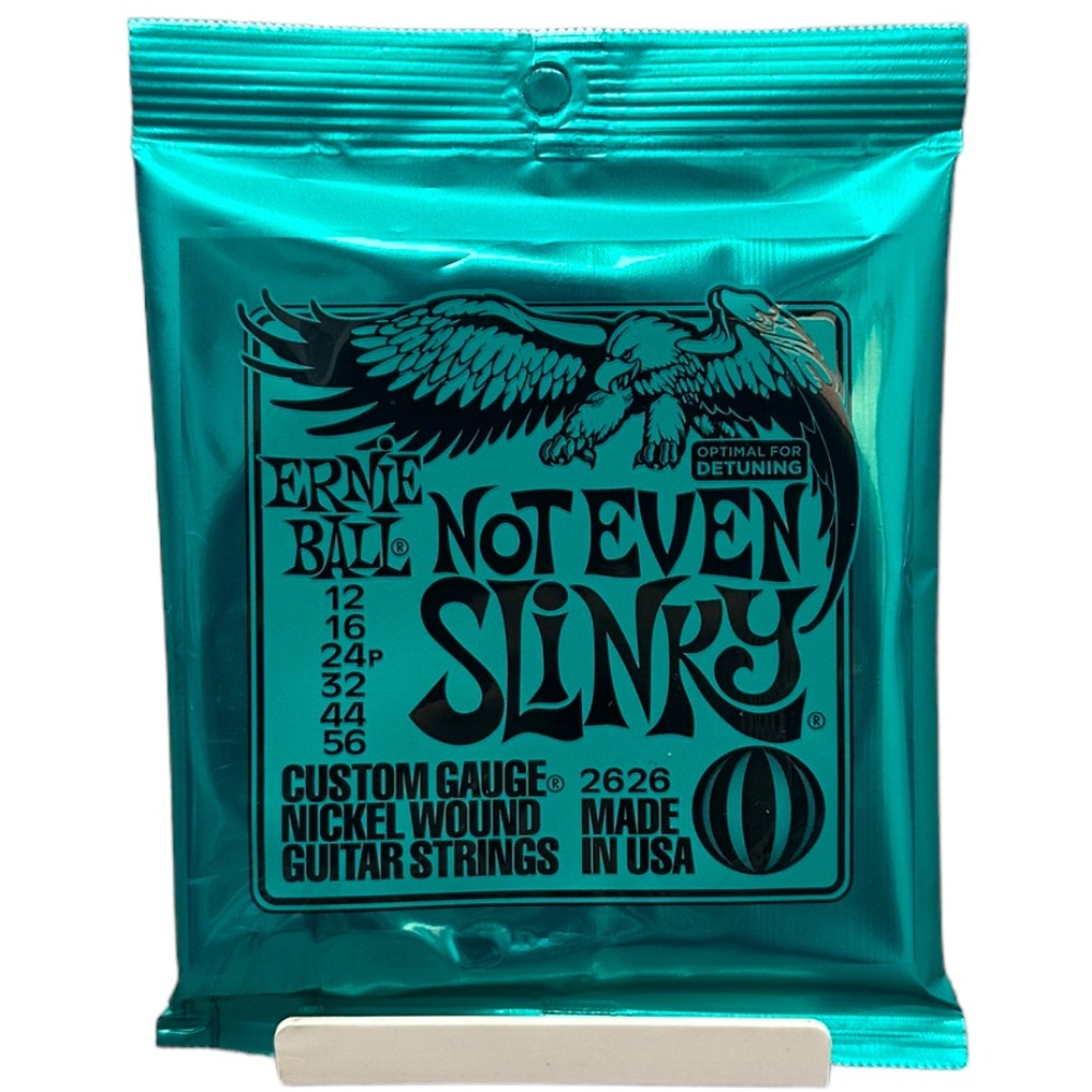 Product photo for Ernie Ball 2626 Electric Guitar String Set Not Even Slinky 12-56