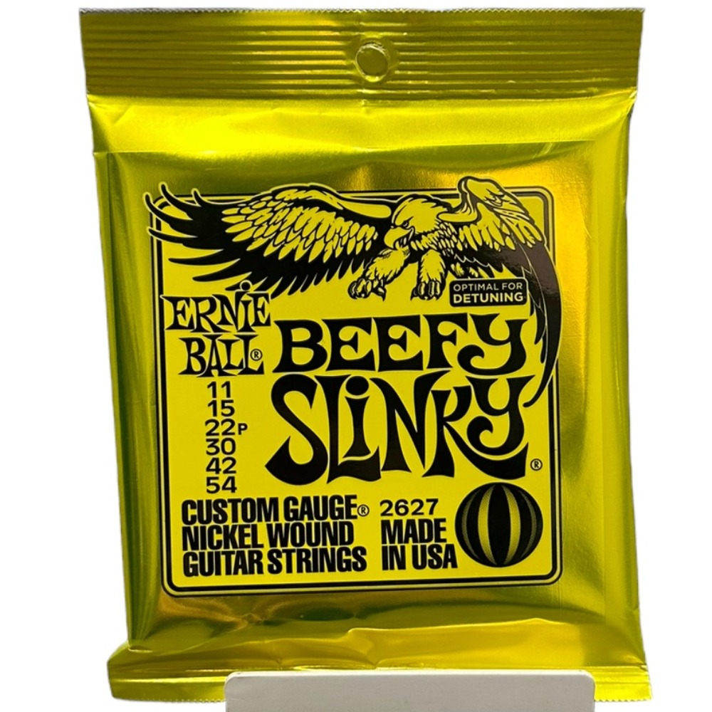 Product photo for Ernie Ball Beefy Slinky Electric Guitar String Set 11-54