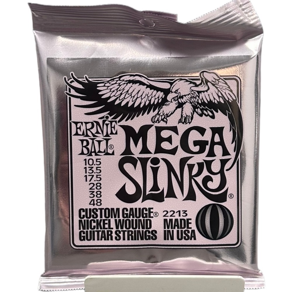 Product photo for Ernie Ball Mega Slinky Electric Guitar Strings 10.5-48