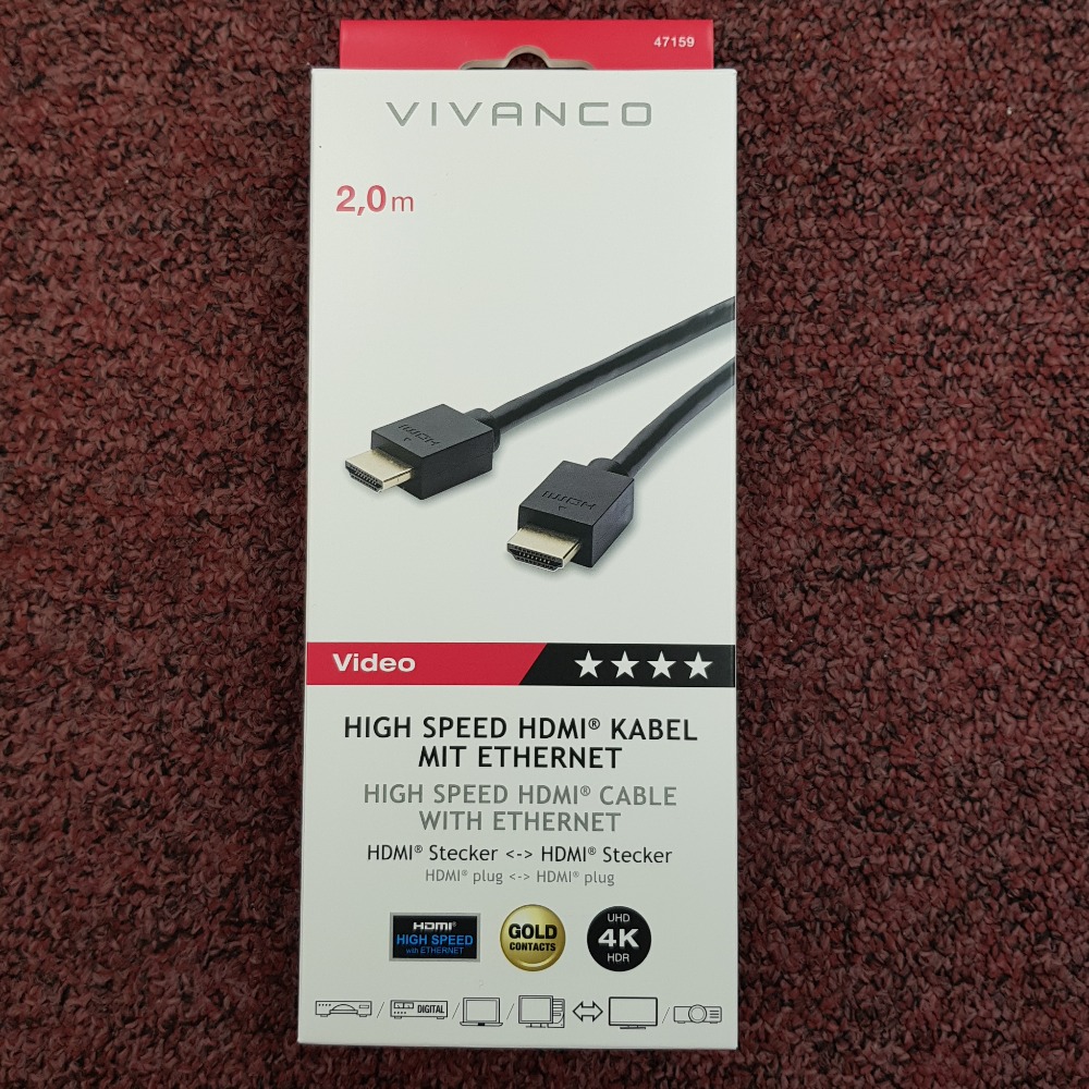 Product photo for Vivanco High Speed HDMI 2,Om Cable
