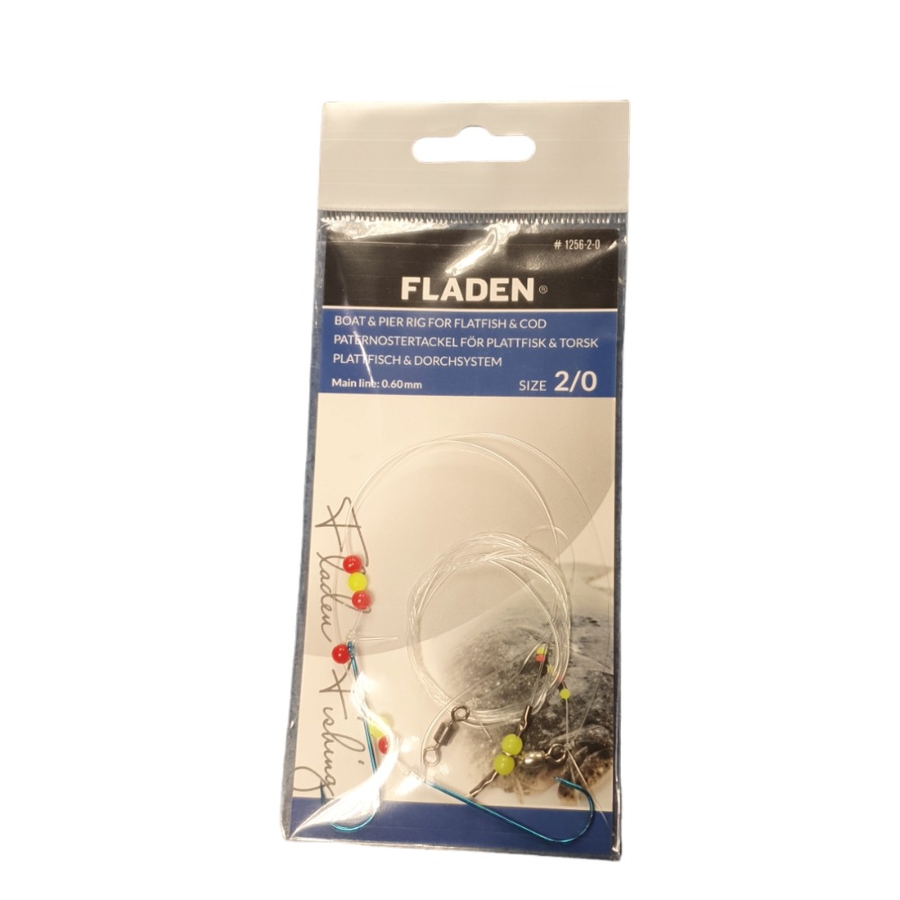 Product photo for 17-1256-2/0 BOAT/PIER RIG 2 HOOK DOWN SIZE 2/0
