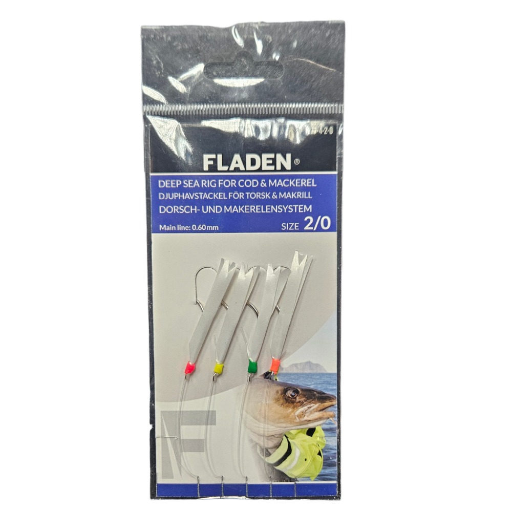 Product photo for 17-1277-4-2/0 DAYLIGHT RIG 4 HOOK SIZE 2/0