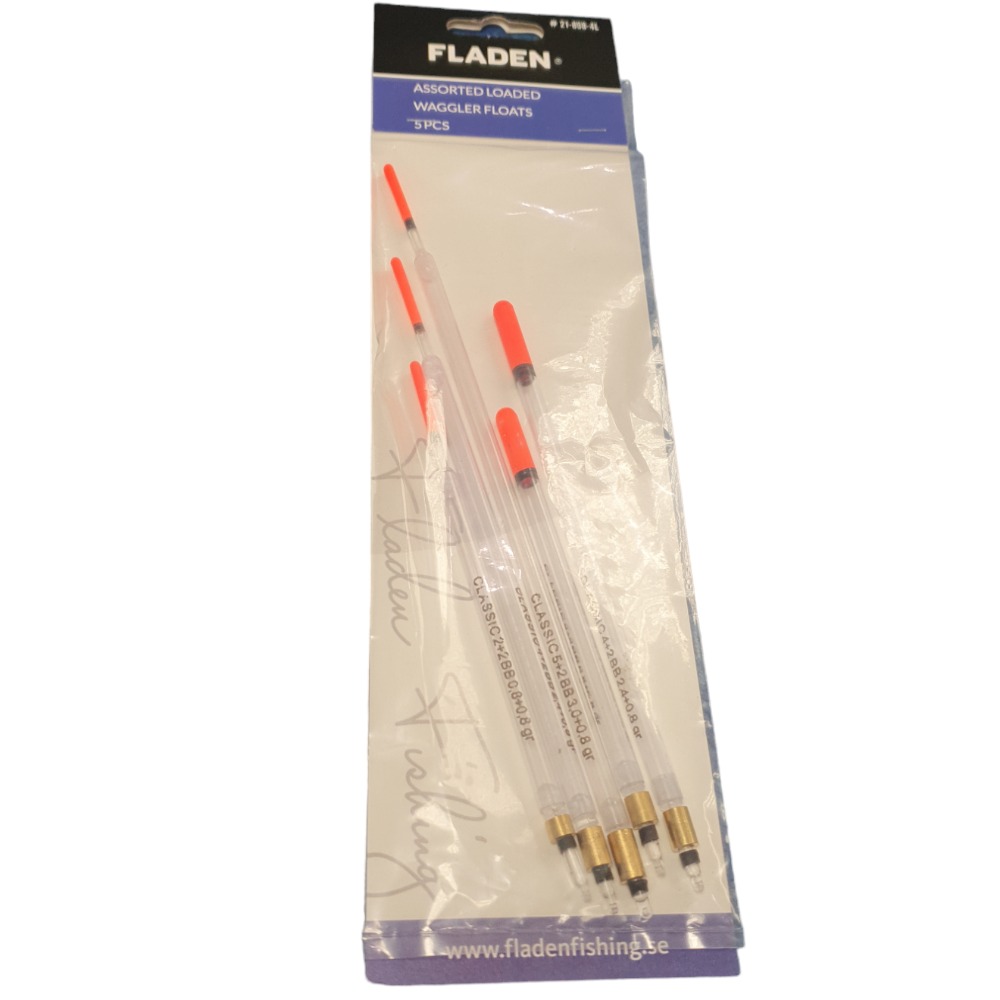 Product photo for 21-898-4L 5PK CLEAR LOADED WAGGLER FLOATS