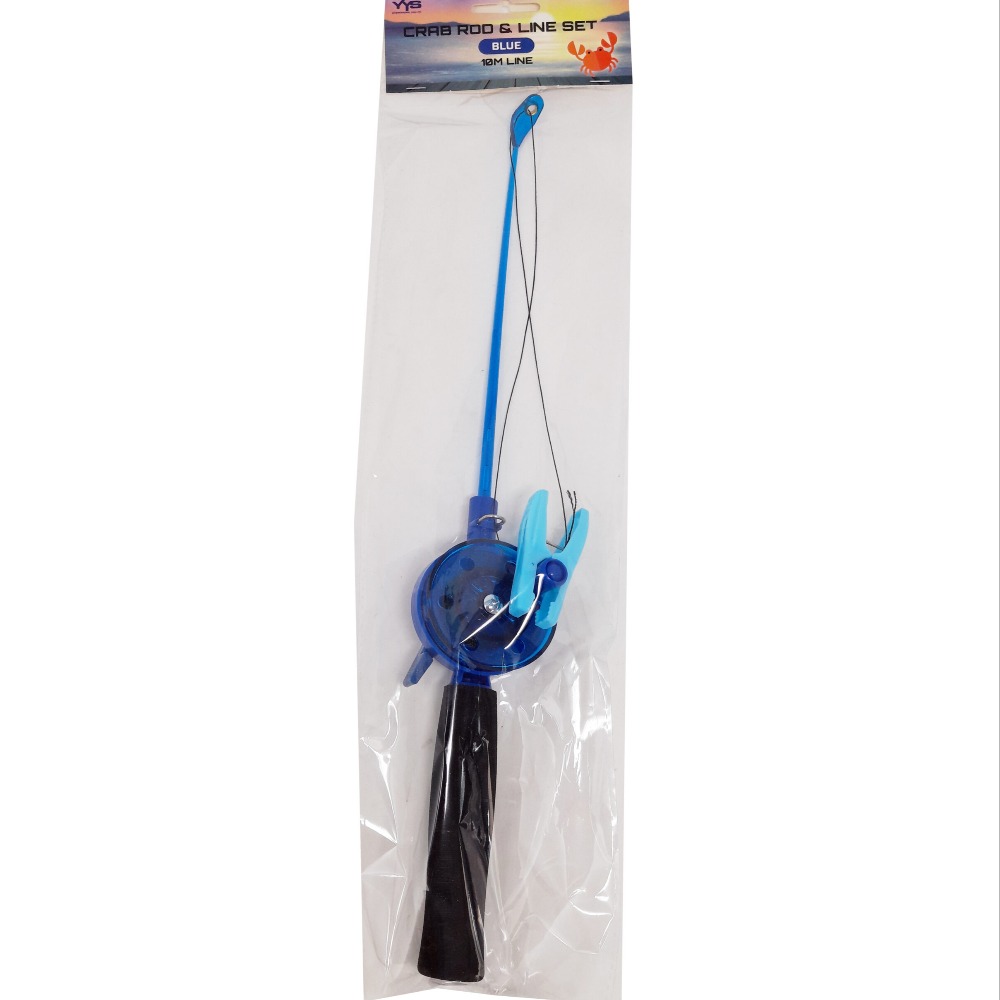 Product photo for YYS Crab Rod & Line Set Blue
