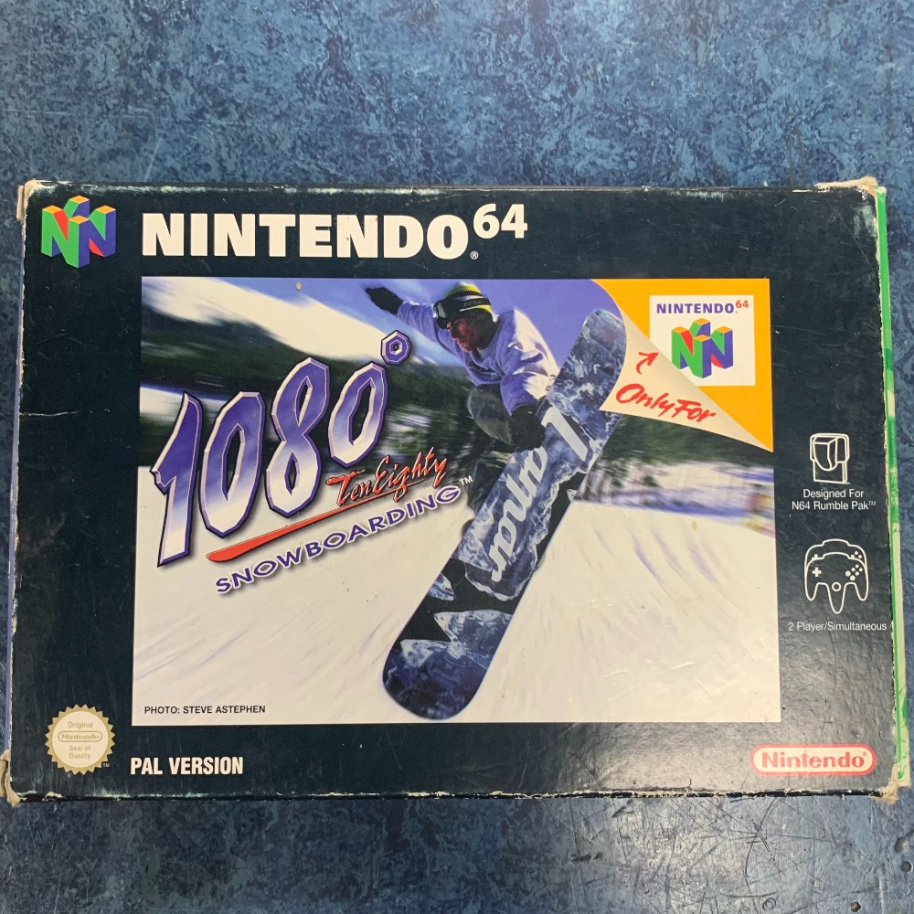 Product photo for nintendo 1080° Snowboarding N64 Game