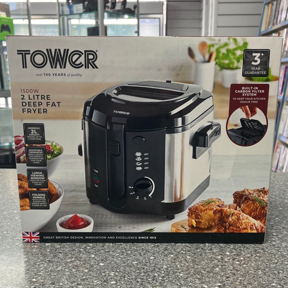 Product photo for Tower 1500W 2 Litre Deep Fryer