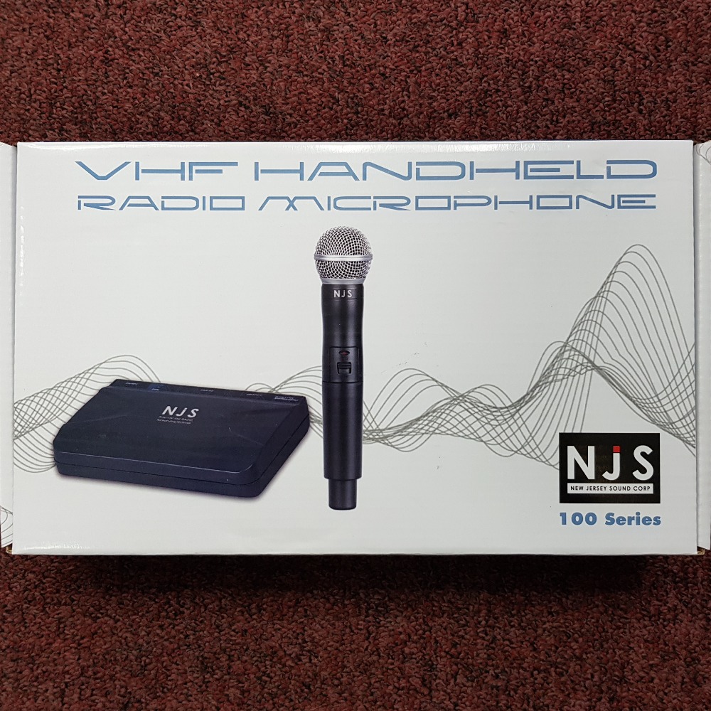 Product photo for * NJS VHF Handheld Radio Microphone System