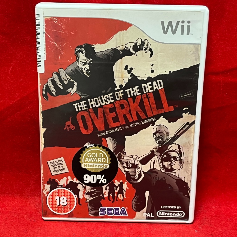 Product photo for WII Wii HOUSE OF THE DEAD OVERKILL