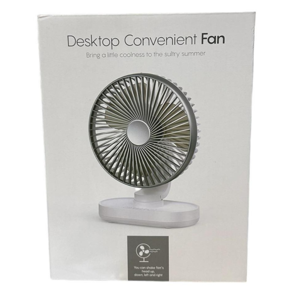 Product photo for Desktop Convenient Fan - Rose Gold