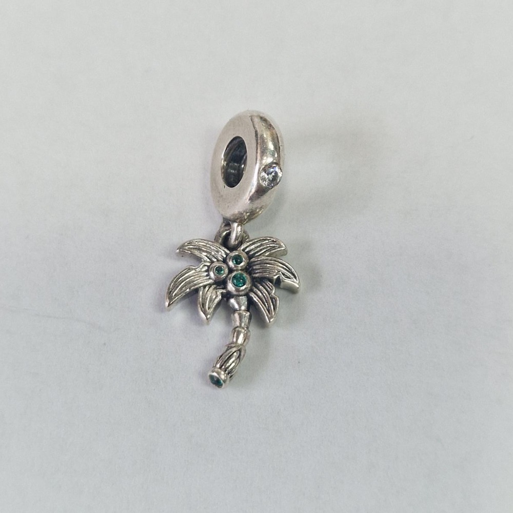 Product photo for PANDORA Palm Tree & Coconuts Dangle Charm