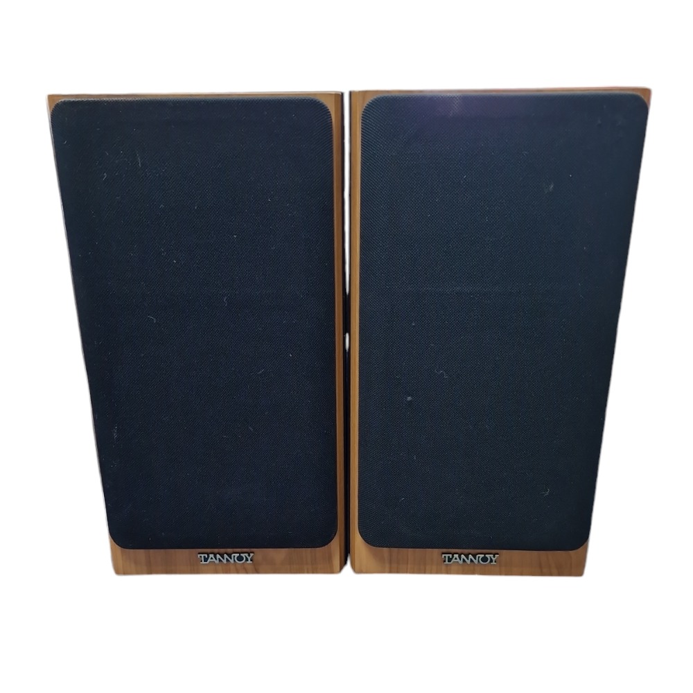Product photo for Tannoy  JVC SP-UX1000GR Wooden Bookshelf Speaker Brown - Unit Only Tested Working