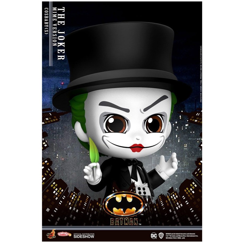 Product photo for Hot Toys Hot Toys Cosbaby Batman - The Joker Mime Version 3.75