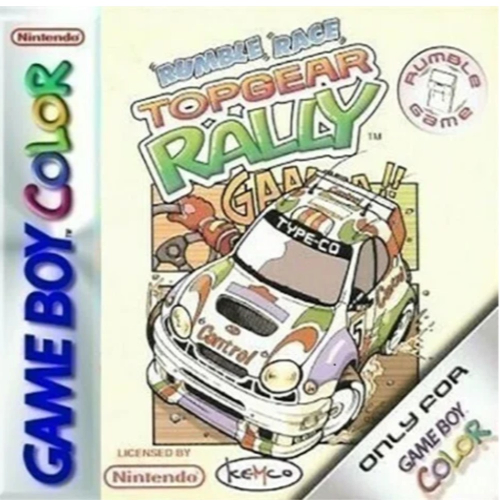 Product photo for Nintendo Top Gear Rally Rumble Race Game Boy Color GBC Boxed Feature