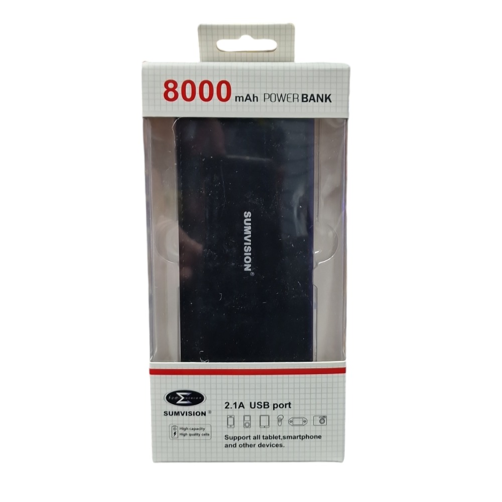 Product photo for 8000mah Powerbank 5v 2.1A