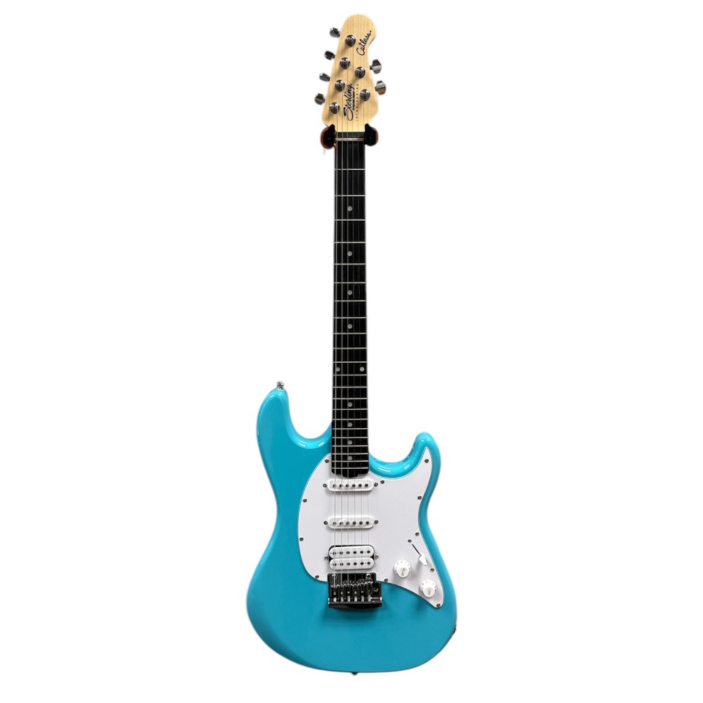 Product photo for Sterling by Music Man Sub Cutlass CT20 HSS in Electric Blue