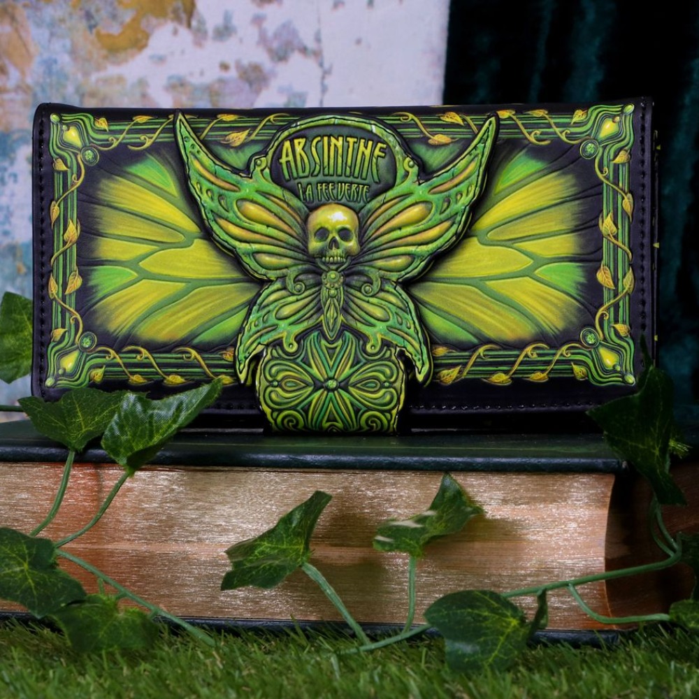Product photo for Absinthe - La Fee Verte Embossed Purse