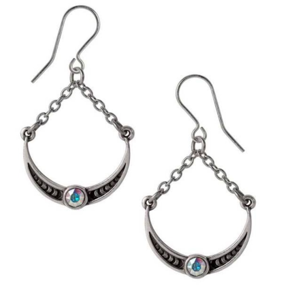Product photo for Priestess Of Ishtar Pewter Earrings Alchemy
