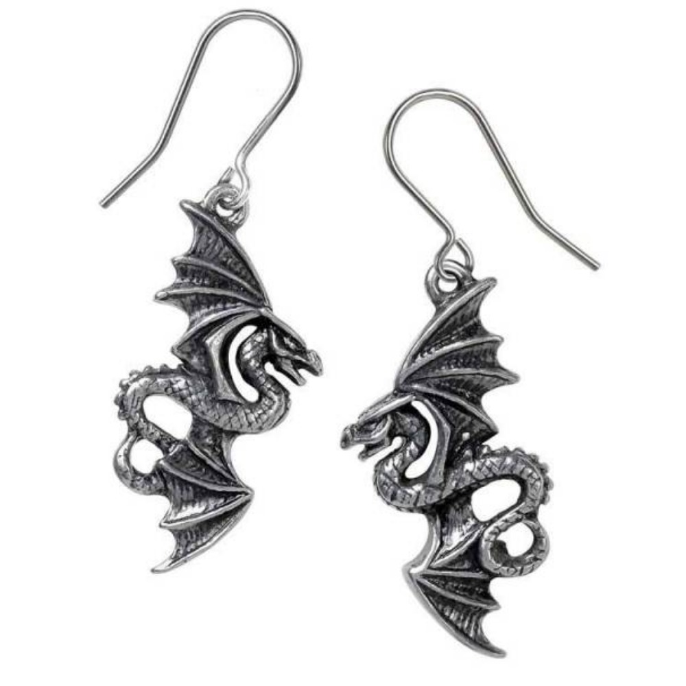 Product photo for Flight of Airus Alchemy Pewter Earrings