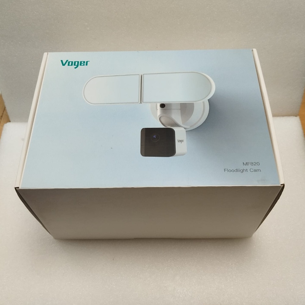 Product photo for Voger Floodlight Camera HD Security Outdoor PIR Motion Detect 2WayA