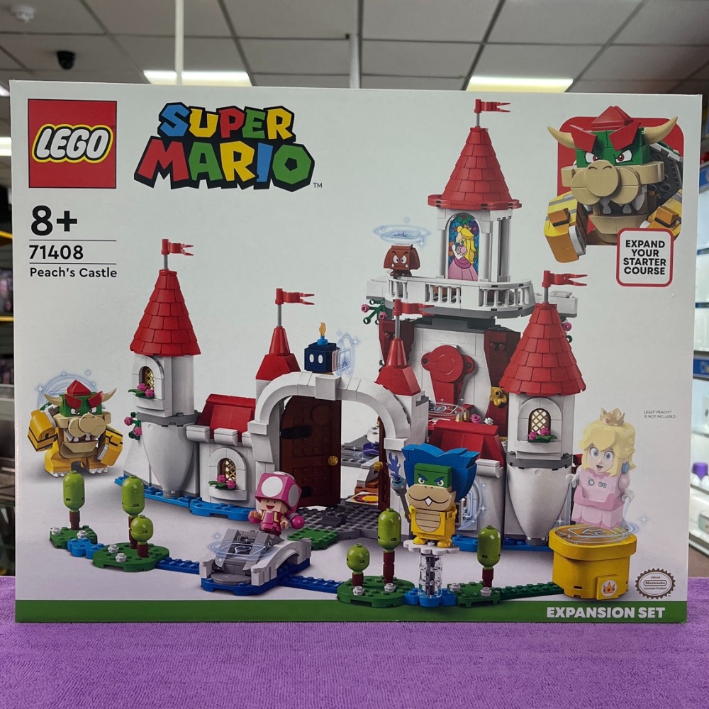 Product photo for LEGO Super Mario 71408 Peach s Castle Expansion Set