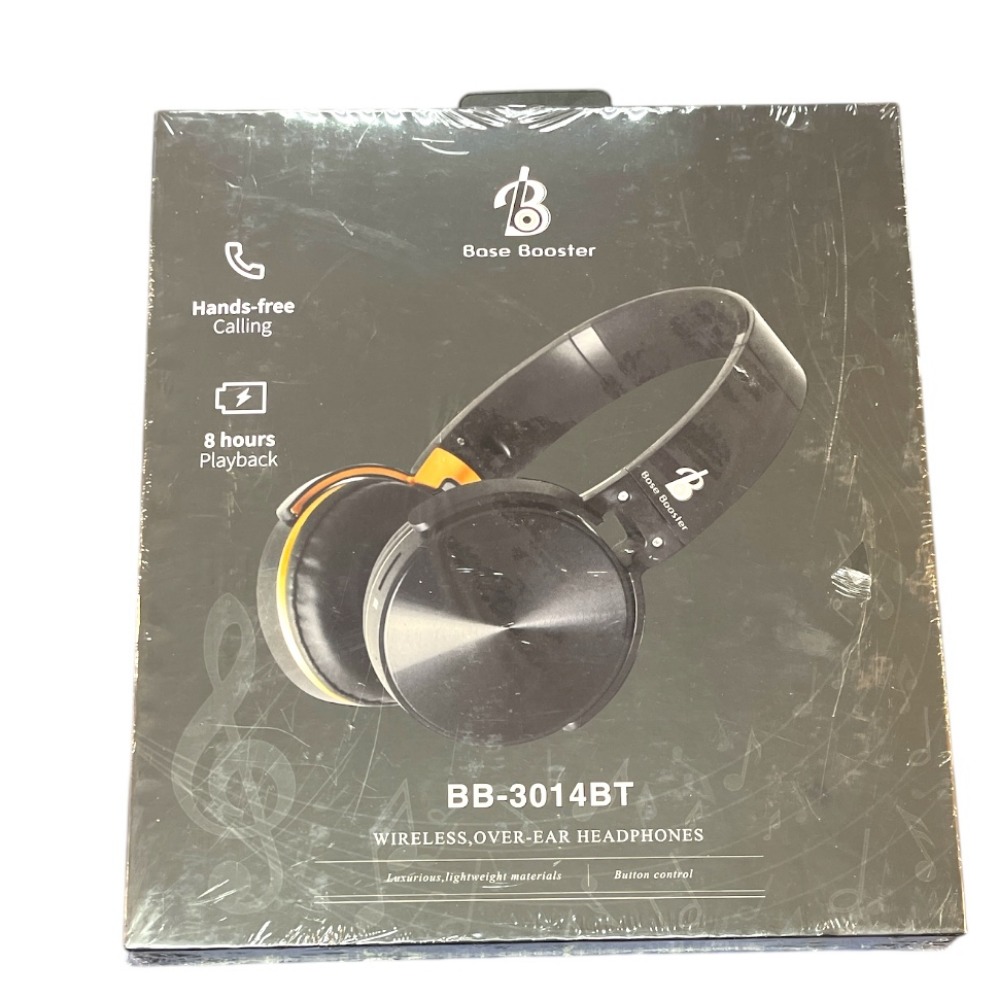 Product photo for Bluetooth Stereo Headphones (Multi-Coloured) BB3014BT