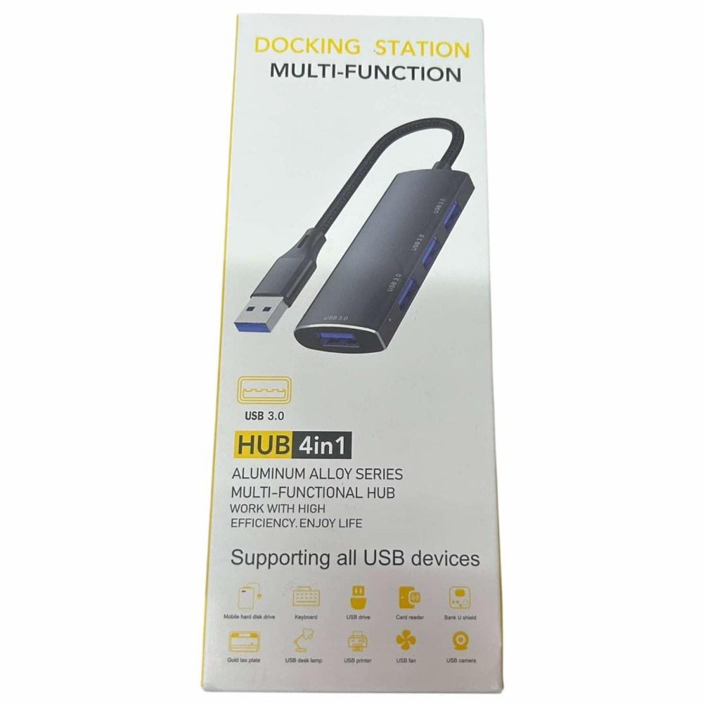 Product photo for USB 3.0 4 Port Docking Station