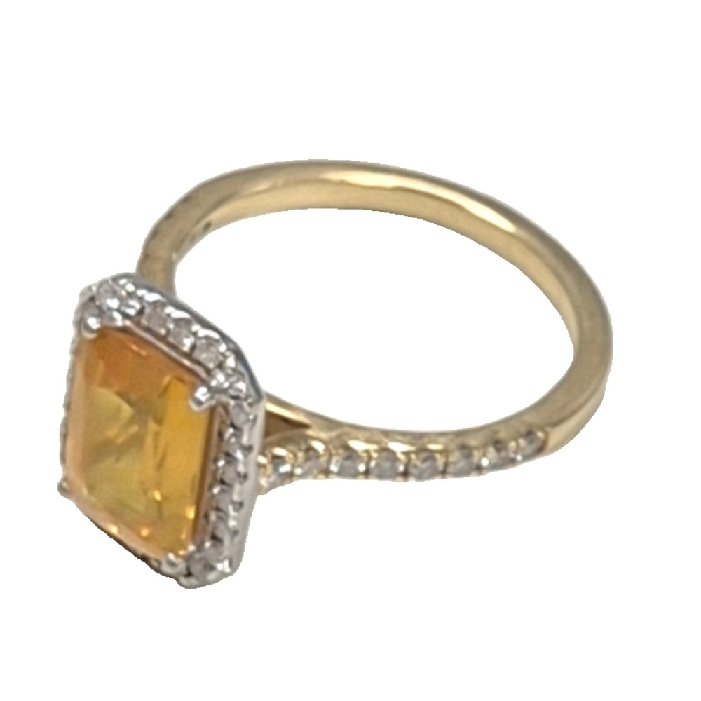 Product photo for 18CT Gold and Citrine Ring
