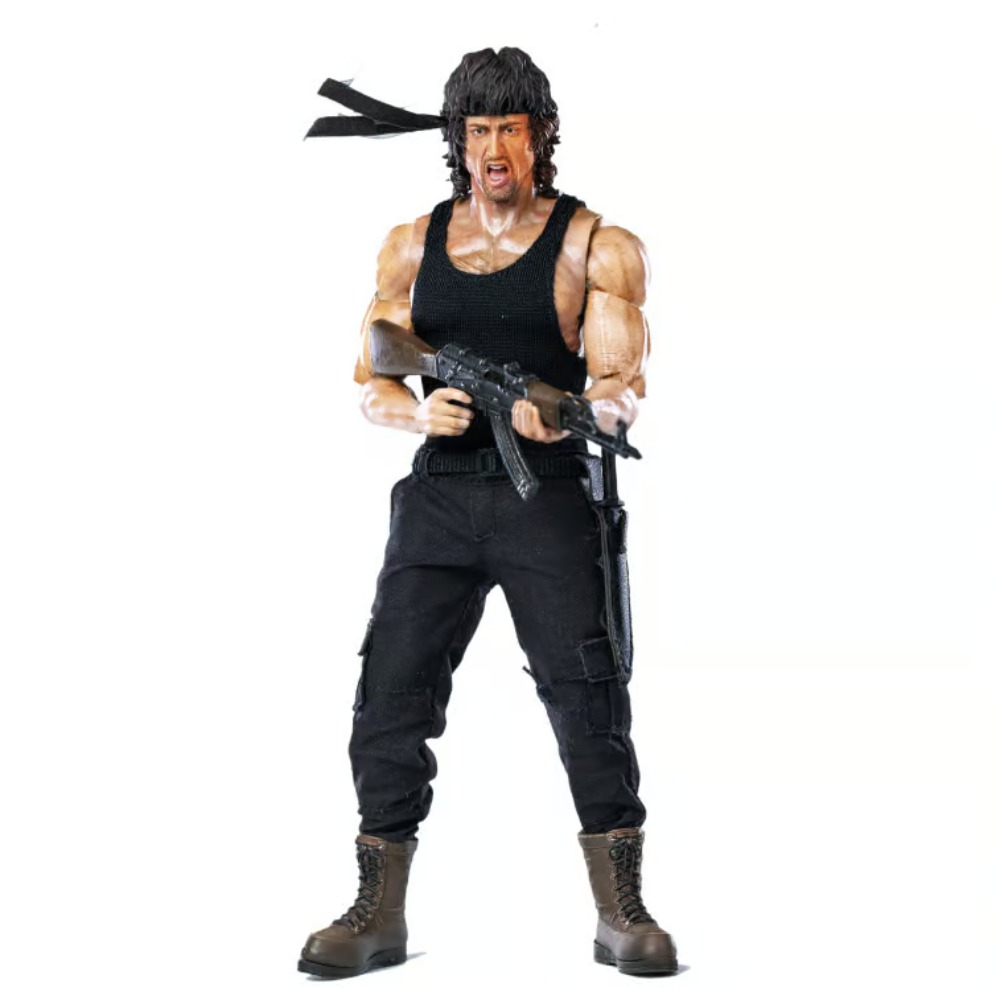Product photo for Hiya Toys 1:12 Rambo First Blood Part 2