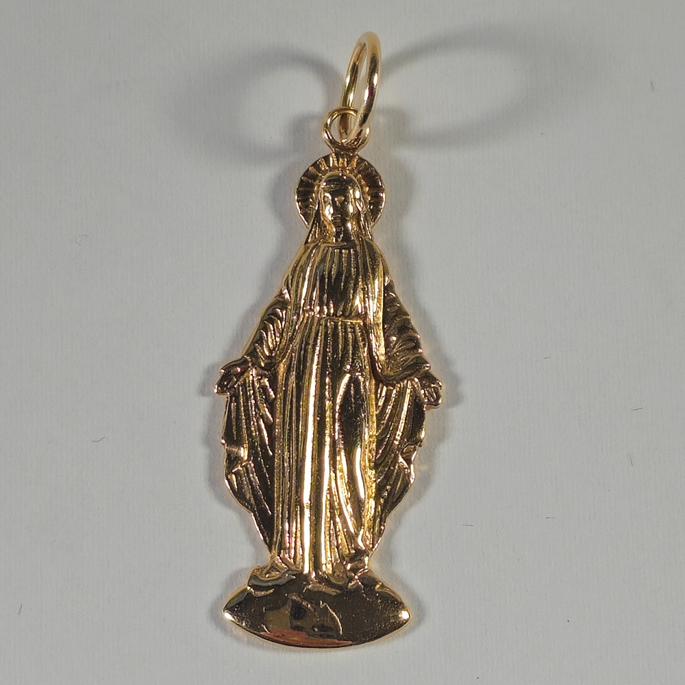 Product photo for 9ct Gold Virgin Mary Pendant