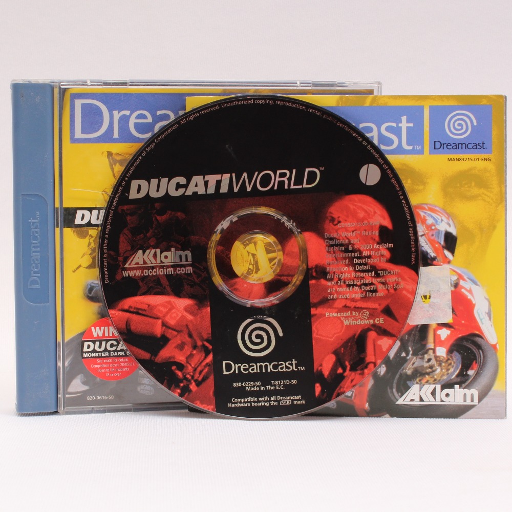 Product photo for SEGA Ducati World Sega Dreamcast Video Game - Complete (A)