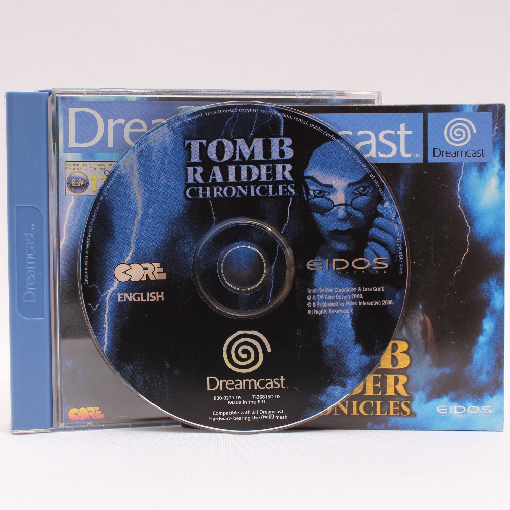 Product photo for SEGA Tomb Raider Chronicles Sega Dreamcast Video Game - Complete (G)