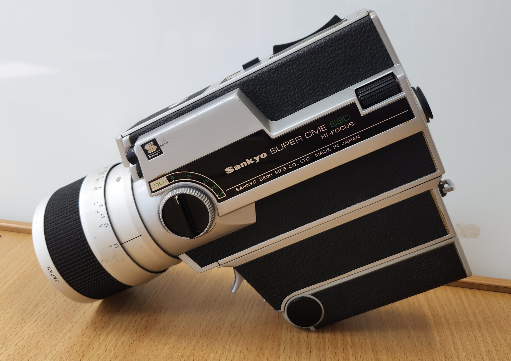 Product photo for Sankyo  Sankyo Super CME 880 8mm Film Camera – Untested / Sold for Parts or Repair