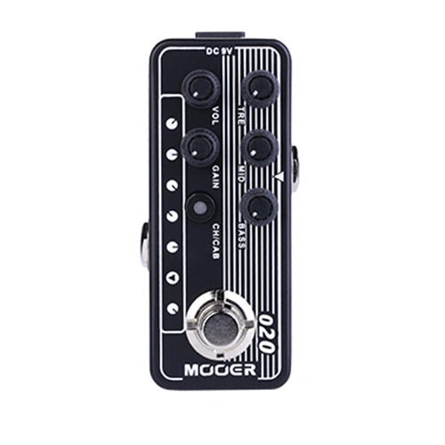 Product photo for Mooer Micro Preamp 20 Blueno