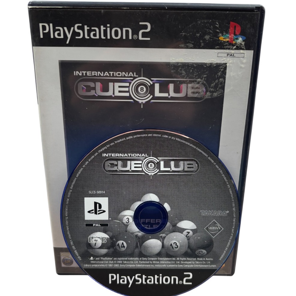 Product photo for International Cue Club (PS2)