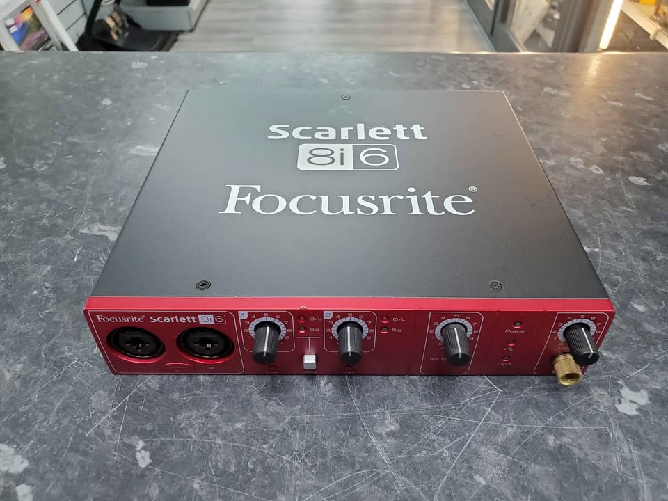 Product photo for Focusrite Scarlett (8i6) 1st Gen USB Audio Interface