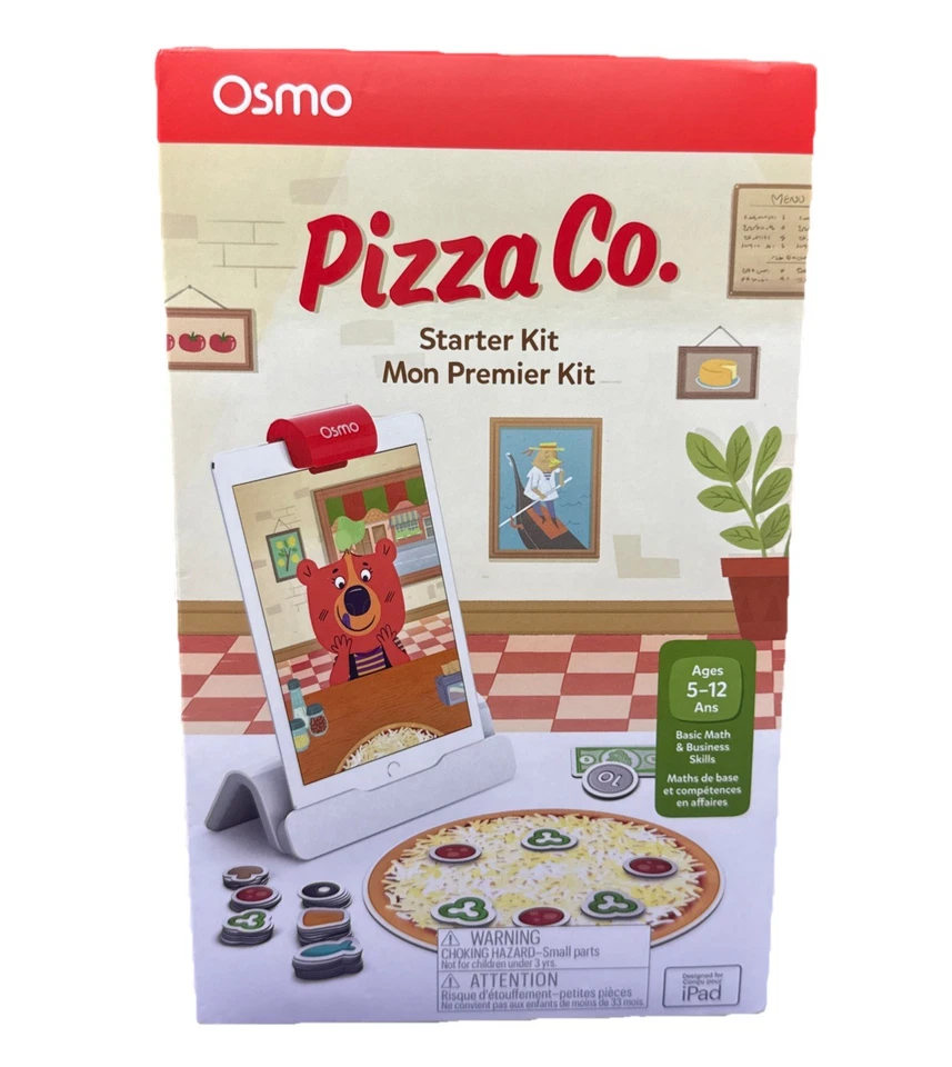 Product photo for Osmo  Pizza Co. Starter Kit for iPad Ages 5-12 Communication Skills & Math
