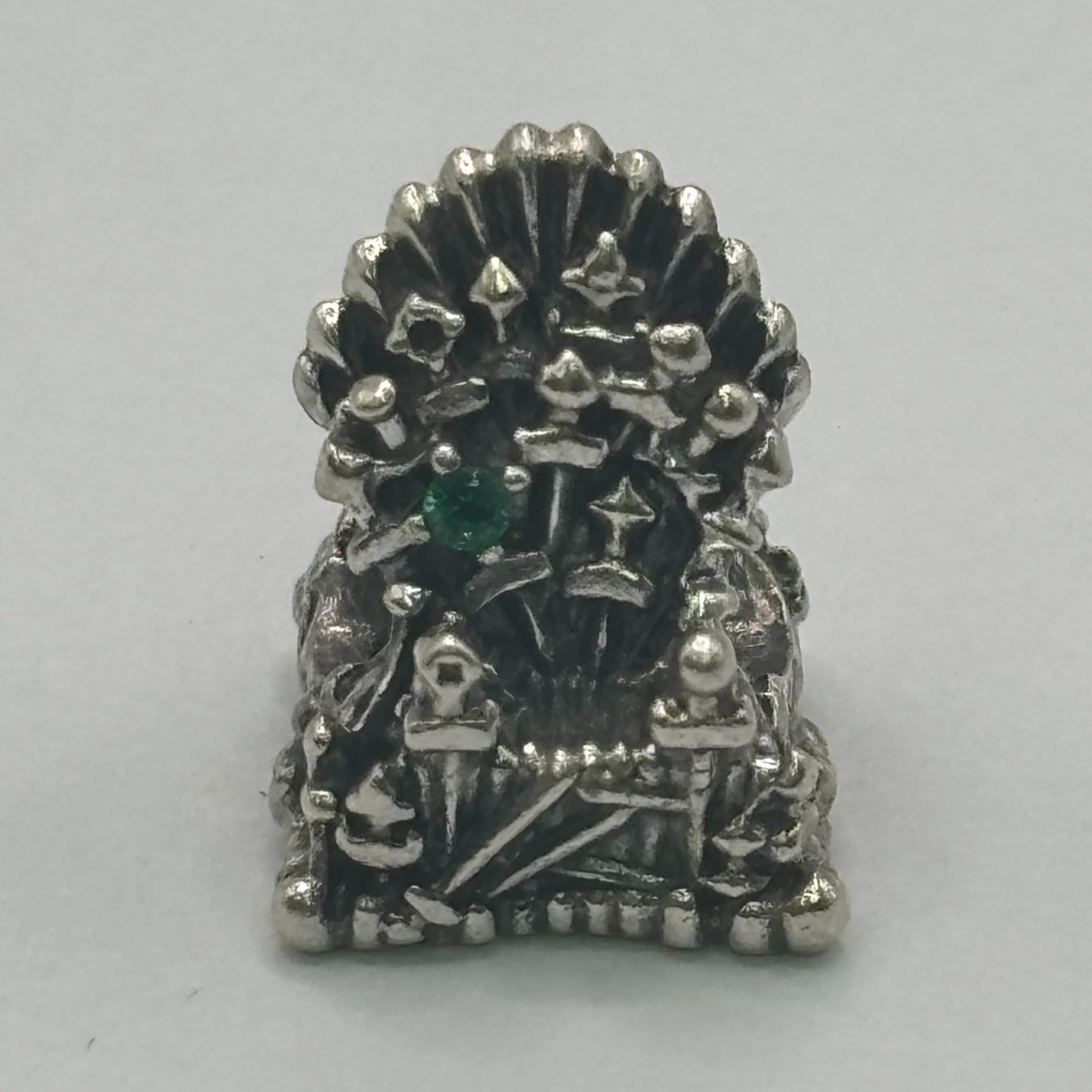 Product photo for Pandora Silver Game of Thrones The Iron Throne Charm