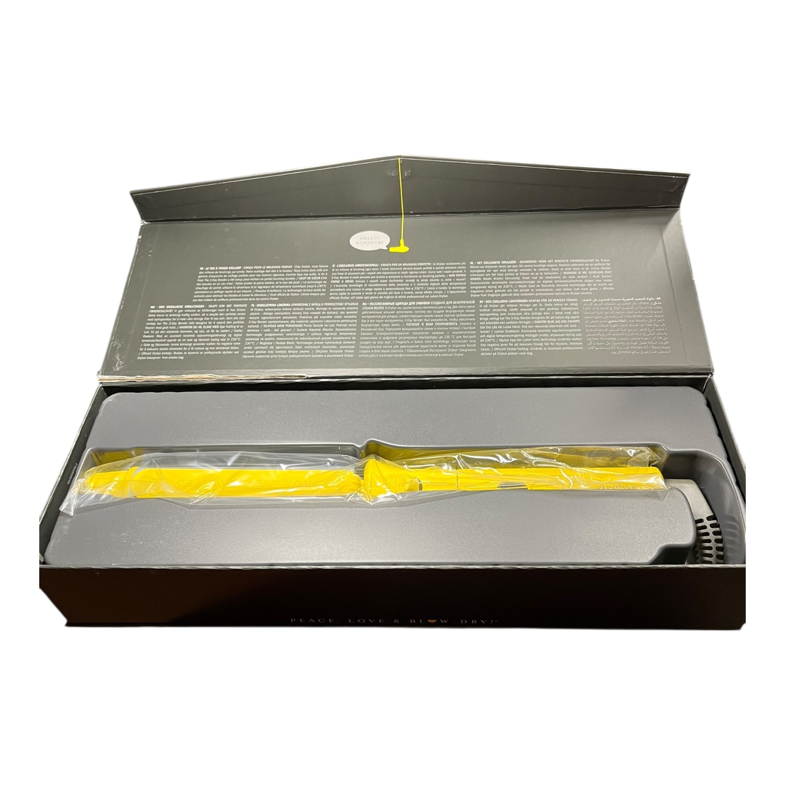 Product photo for Drybar The 3-Day Bender Digital Ionic & Infrared Curling Iron – Boxed