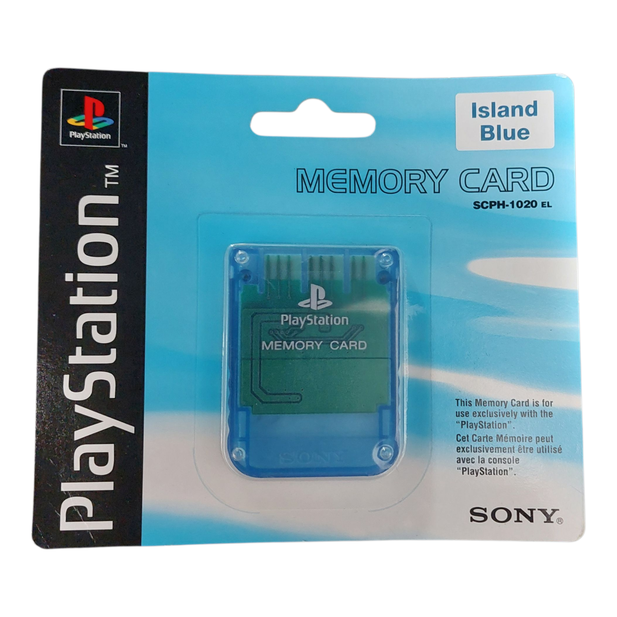 Carte Mémoire PlayStation 1 – SCPH-1020 – En Boîte Blister – Grise – Occasion