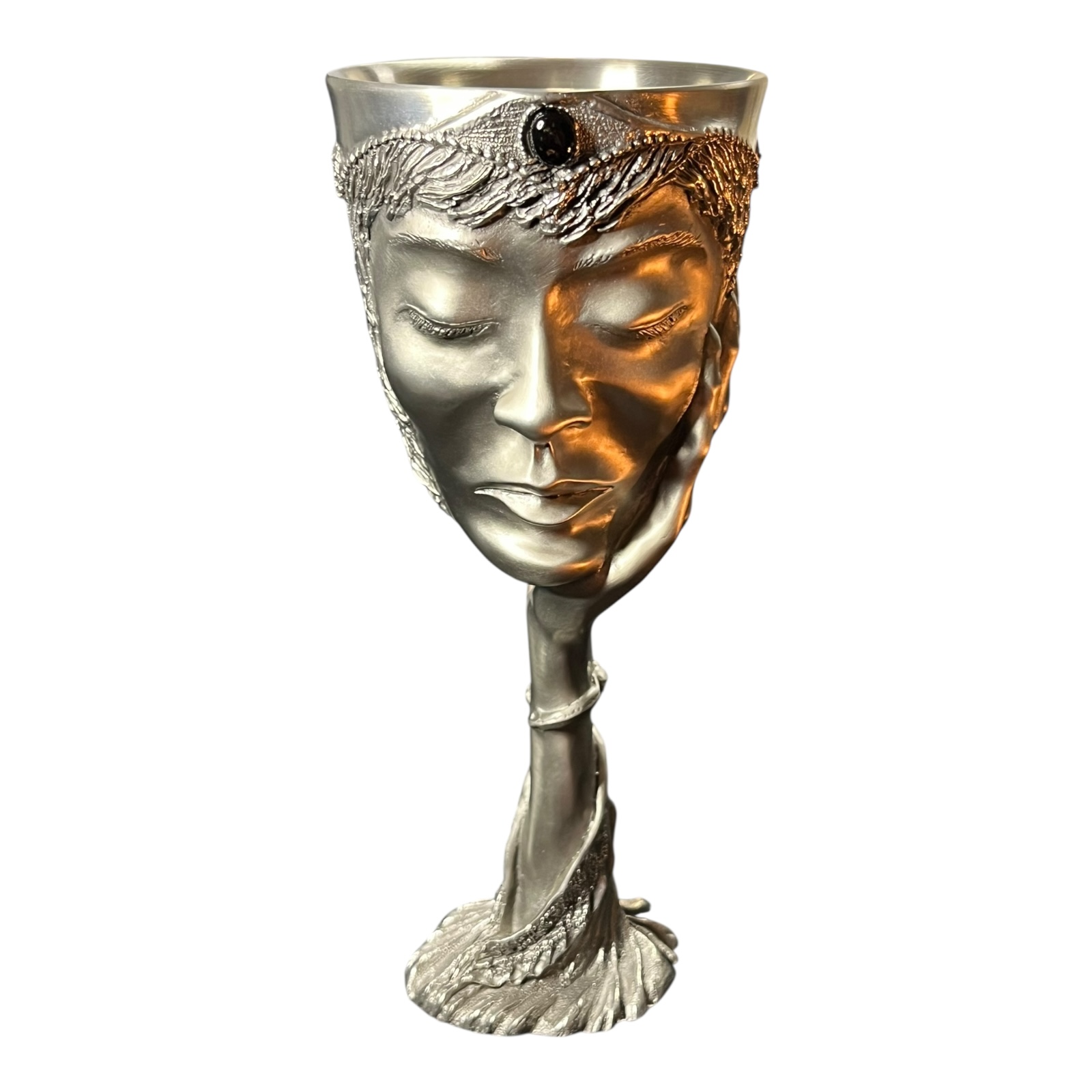 Product photo for Royal Selangor Lord of the Rings Galadriel Goblet – Boxed Used Good Condition