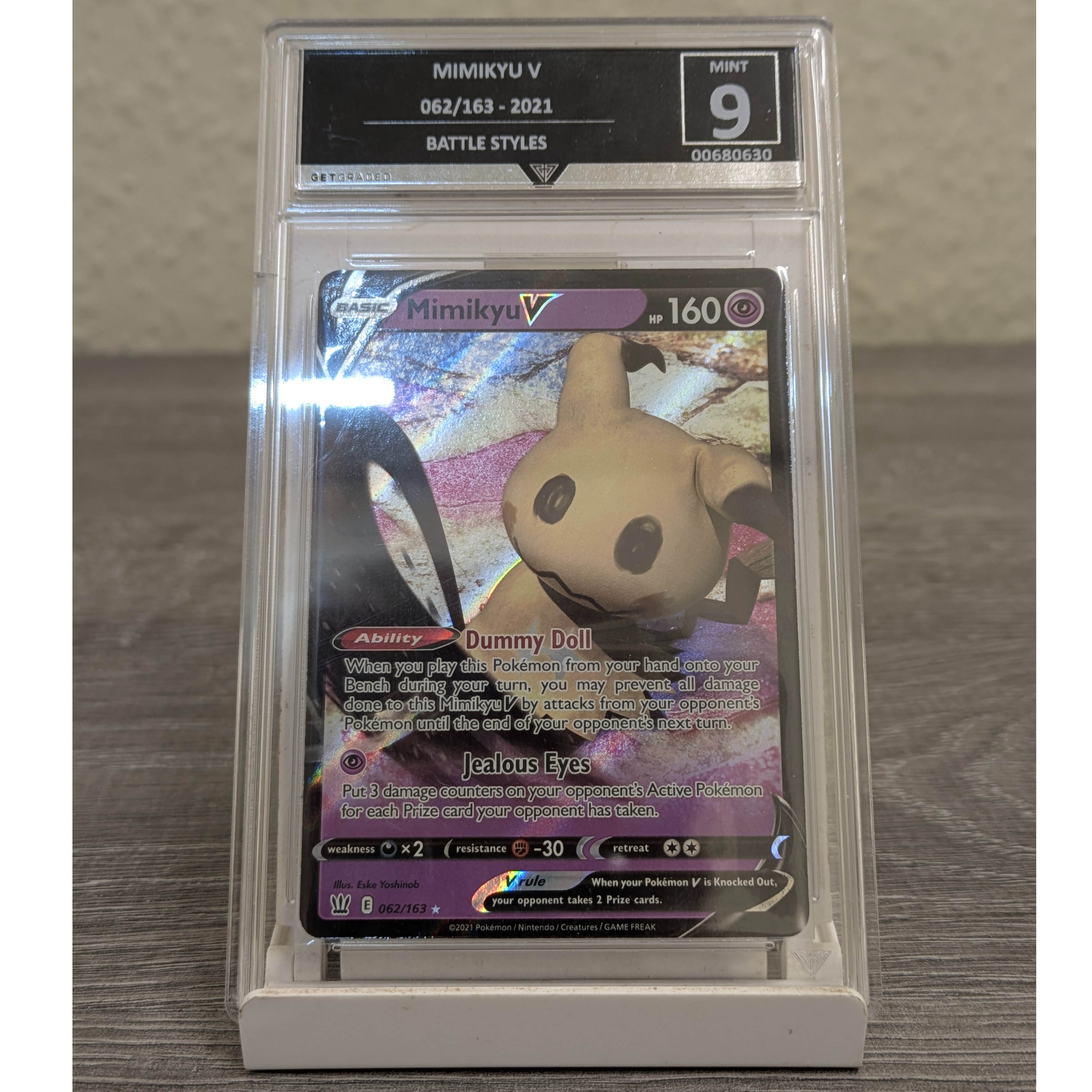 mimikyu graded card Gengar & Mimikyu GX Alt Art Team Up 165/181 Subgrades CGC 9.5 – TBC Games