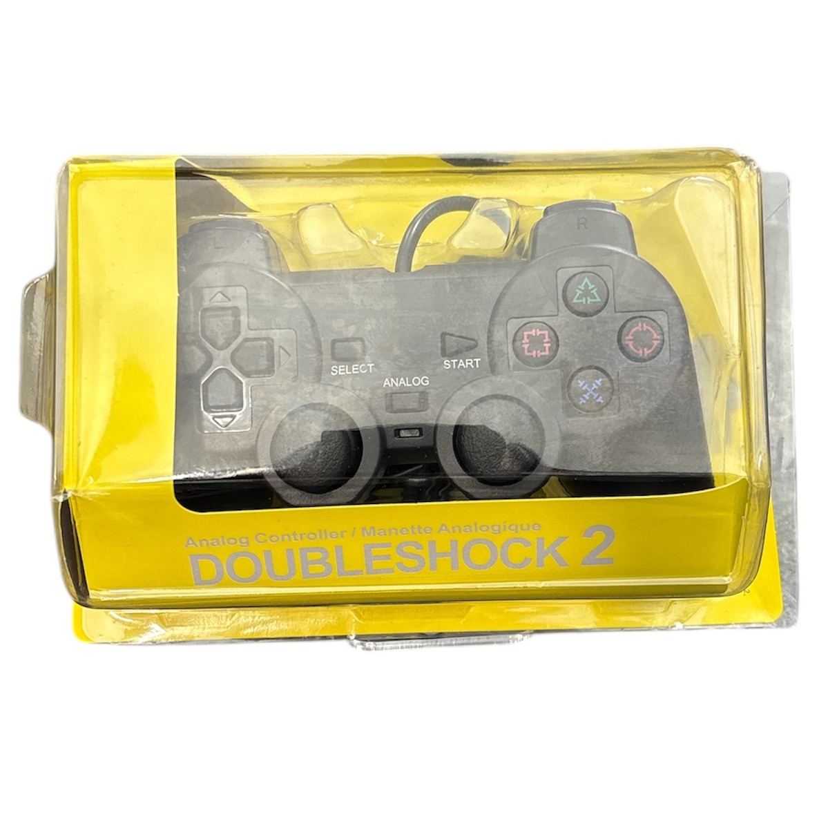 Product photo for Double Shock 2 Wired Controller For PS2 - Black