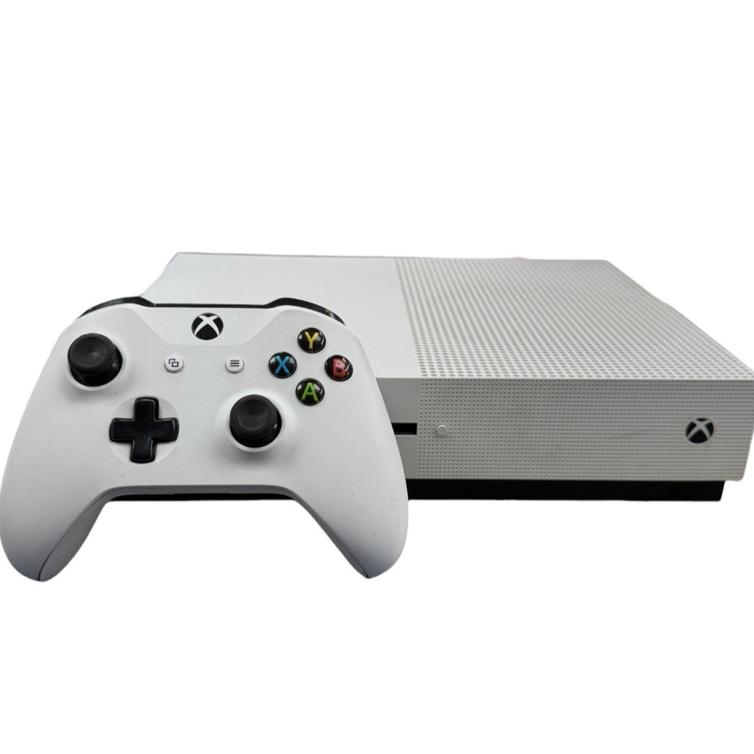 Product photo for Xbox One S Console, 500GB, White, Unboxed